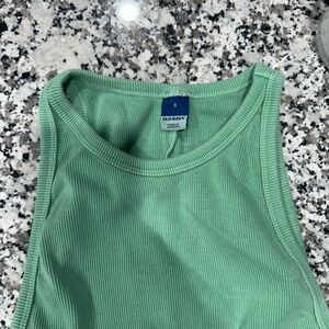 Old Navy Mint Green Ribbed Tank